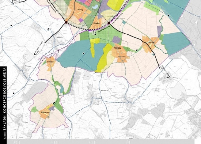 Ideový návrh územního plánu Kroměříž