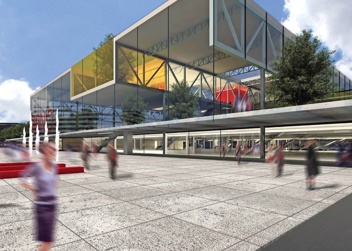 Nové osobní nádraží v Brně 