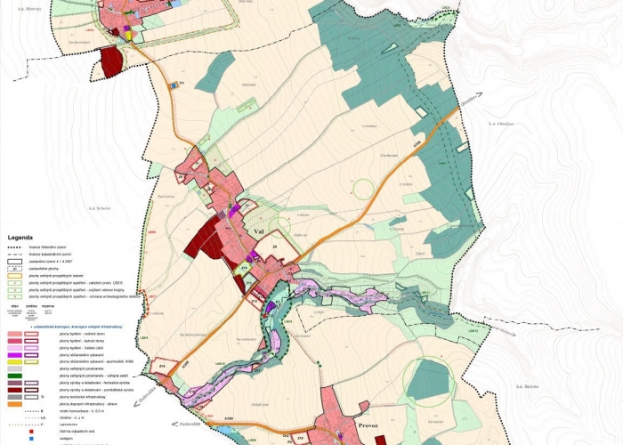 Územní plán Val a Chlístov