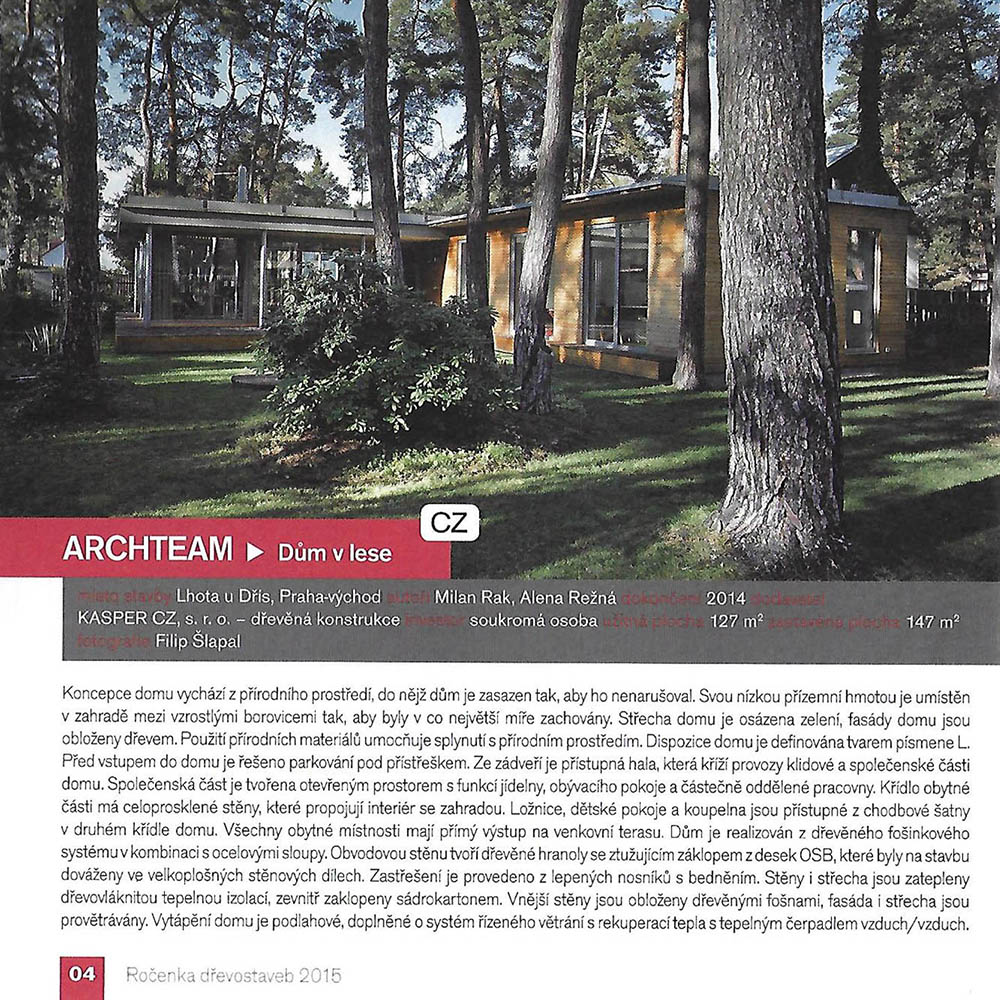 ROČENKA DŘEVOSTAVEB 2015